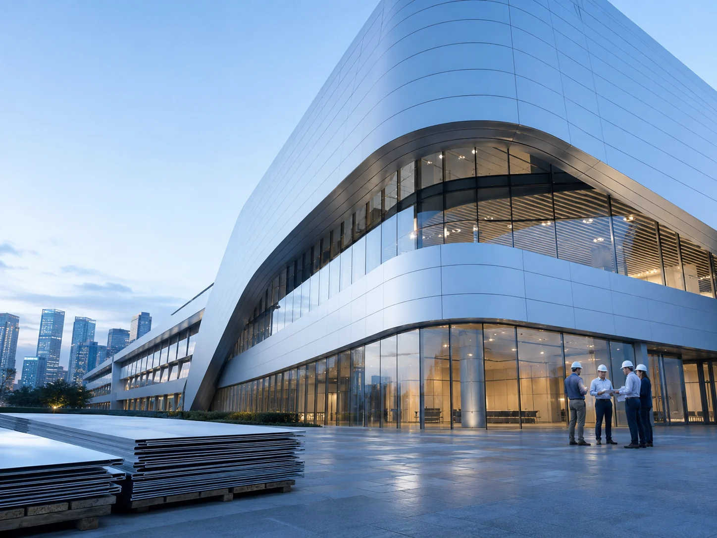 Color-Coated Aluminium architectural project