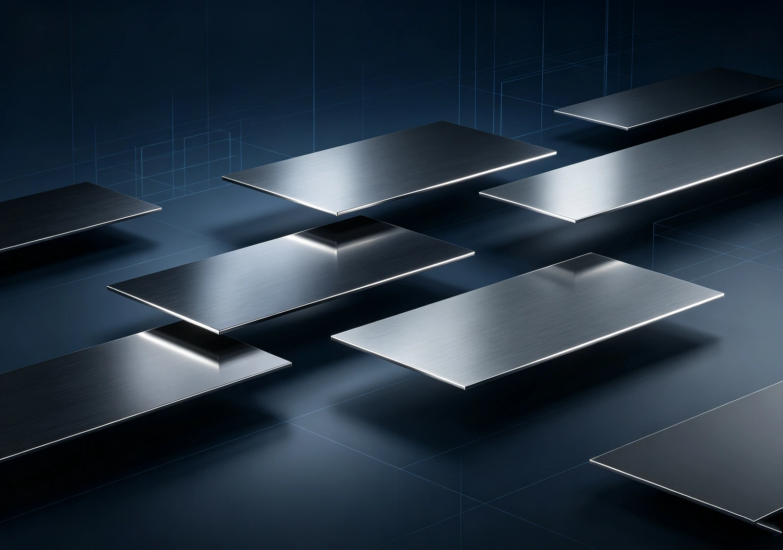 Brushed Metal Aluminium