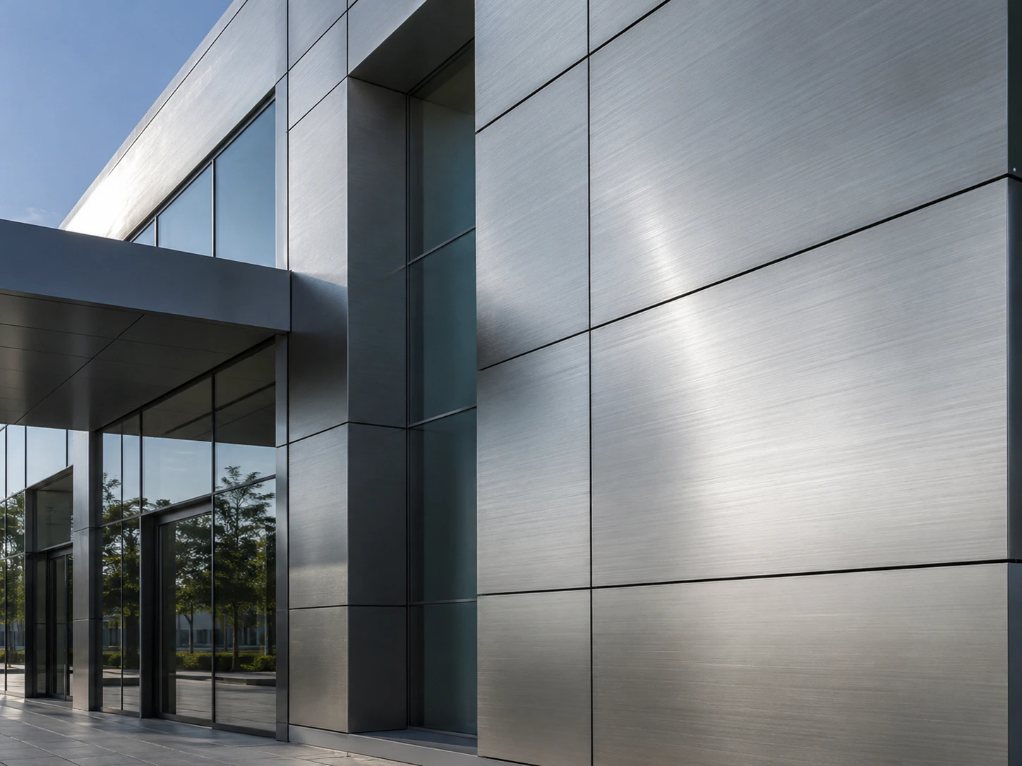 Brushed Metal Aluminium