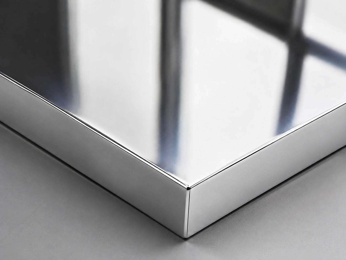 High-reflective Mirror Metal Aluminium surface detail