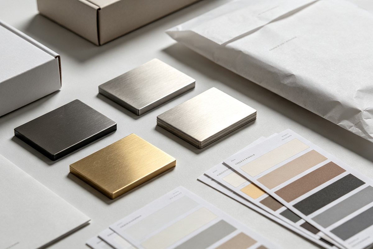 Physical colour samples