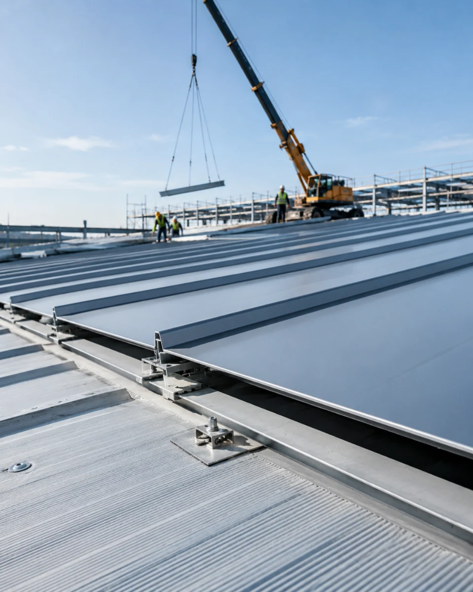 system detail image for Standing Seam Roofing